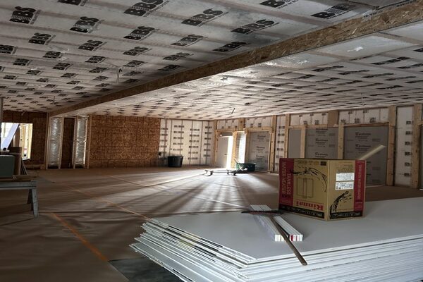 image of blown in bibs insulation